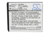 Battery for Canon IXY 210 IS NB-4L, PL46G 3.7V Li-ion 850mAh / 3.1Wh