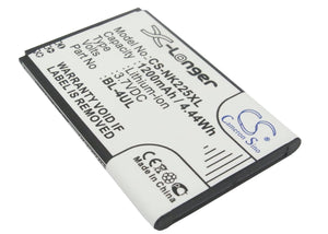 Battery for Nokia TA-1008 BL-4UL 3.7V Li-ion 1200mAh / 4.44Wh