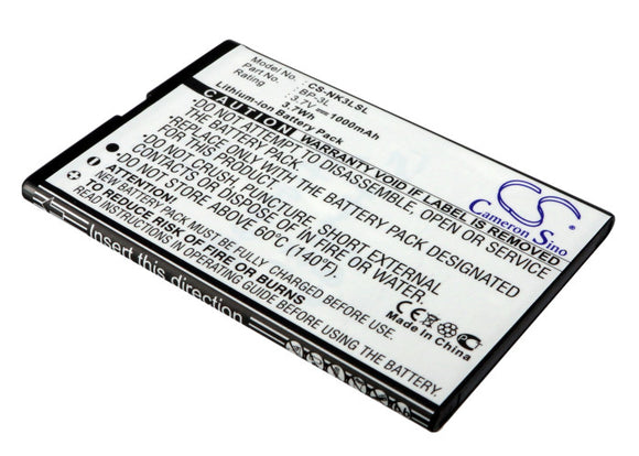 Battery for MyPhone Halo X BS-04, MP-S-V 3.7V Li-ion 1000mAh / 3.7Wh