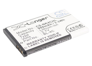 Battery for BLU Samba Q C4C08T, C4C50T, C4C60T, C4C85T 3.7V Li-ion 900mAh / 3.33