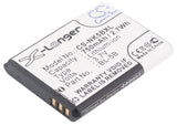 Battery for BLU Bar Q N5B80T 3.7V Li-ion 750mAh / 2.78Wh