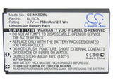 Battery for VIBO K520 3.7V Li-ion 750mAh / 2.78Wh