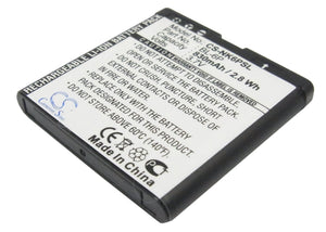 Battery for Nokia 6500 BL-6P, BP-6P 3.7V Li-ion 830mAh / 3.07Wh