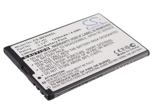 Battery for Nokia Lankku BV-4D 3.7V Li-ion 1250mAh / 4.63Wh