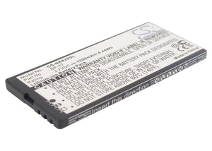 Battery for Nokia Arrow BP-5T 3.7V Li-ion 1200mAh / 4.44Wh