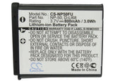 Battery for Fujifilm FinePix F505EXR NP-50, NP-50A 3.7V Li-ion 800mAh / 2.96Wh