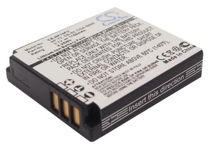 Battery for Panasonic Lumix DMC-LX1S-B CGA-S005, CGA-S005A, CGA-S005A-1B, CGA-S0