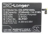 Battery for OPPO N1 BLP557 3.8V Li-Polymer 3740mAh / 14.21Wh