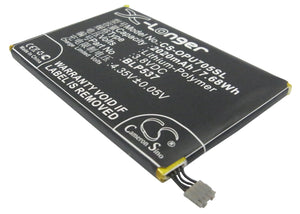 Battery for OPPO Ulike 2 BLP537 3.8V Li-Polymer 2020mAh / 7.68Wh