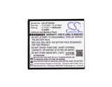 Battery for Alcatel OT-5038E TLi018D1, TLi018D2 3.7V Li-ion 1600mAh / 5.92Wh