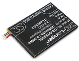 Battery for Alcatel OT-8050D CAC2580010C2, TLp025G2 3.8V Li-Polymer 2500mAh / 9.
