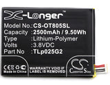 Battery for Alcatel One Touch Pixi 4 6.0 CAC2580010C2, TLp025G2 3.8V Li-Polymer 