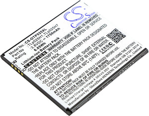 Battery for Alcatel OT-5051 TLp025H1, TLp025H7 3.8V Li-ion 1750mAh / 6.65Wh
