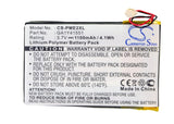 Battery for Palm Tungsten E2 GA1Y41551 3.7V Li-Polymer 1100mAh