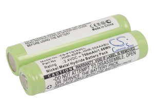 Battery for Panasonic KX-TG7433B HHR-4DPA, HHR-55AAABU 2.4V Ni-MH 700mAh / 1.68W