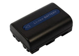 Battery for Sony DCR-HC15 NP-QM50, NP-QM51 7.4V Li-ion 1300mAh