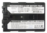 Battery for Sony DCR-TRV250 NP-FM90, NP-FM91, NP-QM90, NP-QM91 7.4V Li-ion 4200m