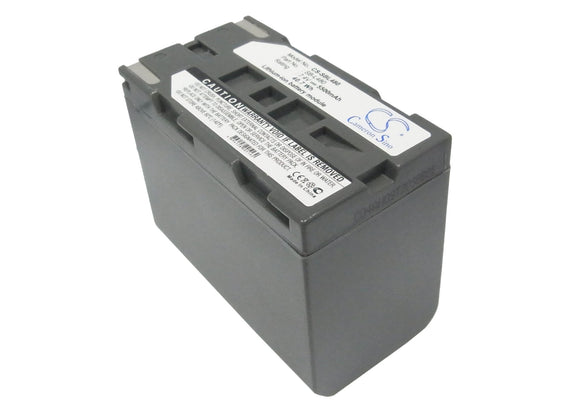 Battery for Samsung VP-W87 SB-L480 7.4V Li-ion 5500mAh