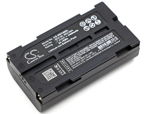 Battery for Sokkia SET350RX 40200040, 7380-46, BDC46, BDC-46, BDC46A, BDC-46A, B