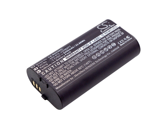 Battery for SportDOG TEK 2.0 GPS handheld 650-970, V2HBATT 3.7V Li-ion 6400mAh /