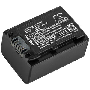 Battery for Sony FDR-AX45 NP-FV50A 7.3V Li-ion 1030mAh / 7.52Wh