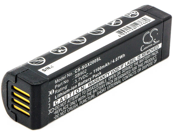 Battery for SHURE GLXD1 SB902 3.7V Li-ion 1100mAh / 4.07Wh