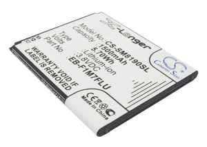 Battery for Samsung GT-I8190 EB-F1M7FLU, GH43-03795A 3.8V Li-ion 1500mAh / 5.70W