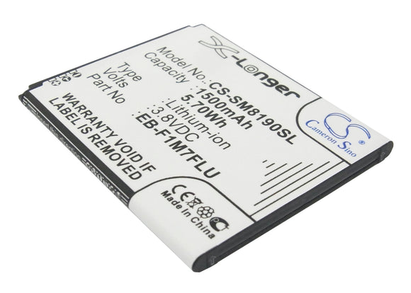 Battery for Samsung Galaxy S III Mini EB-F1M7FLU, GH43-03795A 3.8V Li-ion 1500mA