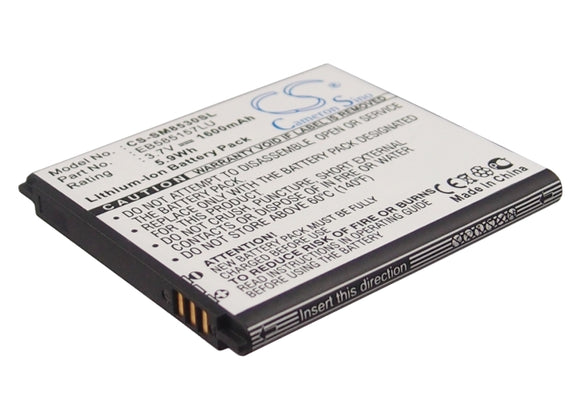 Battery for Samsung GT-I8552 EB585157LU 3.7V Li-ion 1600mAh / 5.9Wh