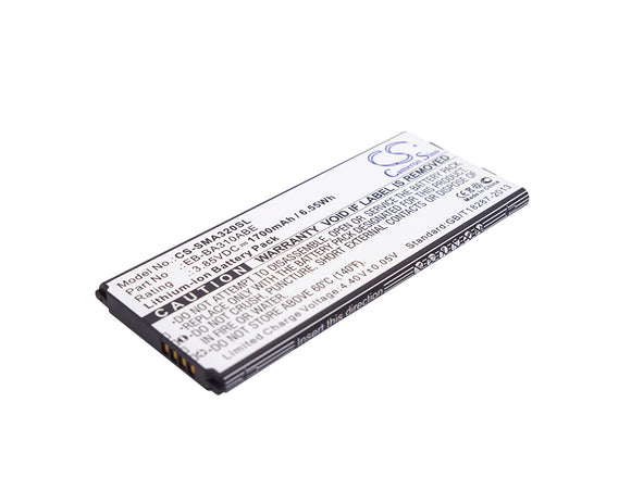Battery for Samsung SM-A310 EB-BA310ABE, GH43-04562A 3.85V Li-ion 1700mAh / 6.55