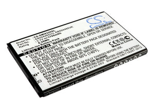 Battery for Samsung Admire S EB504465IZBSTD, EB504465LA, EB504465VA, EB504465VJ,