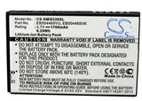 Battery for METROPCS SCH-R910 3.7V Li-ion 1700mAh / 6.29Wh
