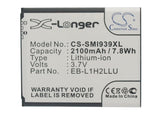 Battery for NTT Docomo Galaxy SIII ASC29087, EB-L1H2LLD, EB-L1H2LLU, SC07 3.7V L