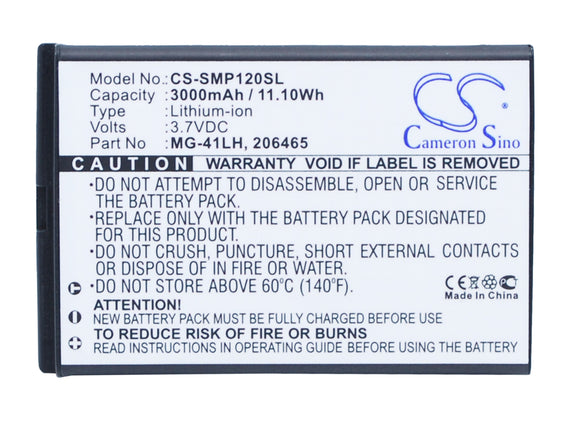 Battery for Spectra MobileMapper 20 206465, MG-4LH, TS21878 3.7V Li-ion 3000mAh 