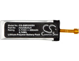 Battery for Samsung SM-R350 AA2F313RS-B, AA2GB26uS 3.7V Li-Polymer 200mAh / 0.74