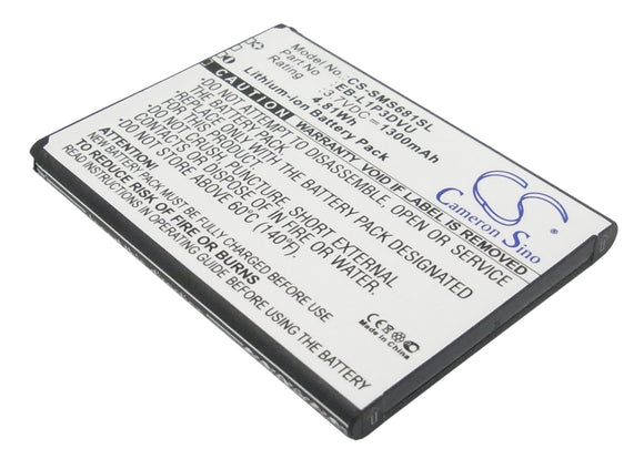 Battery for Samsung GT-S6790N EB-L1P3DVU, GH43-03668C 3.7V Li-ion 1300mAh / 4.81