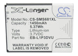 Battery for Samsung Galaxy Fame EB-L1P3DVU, GH43-03668C 3.7V Li-ion 1450mAh / 5.