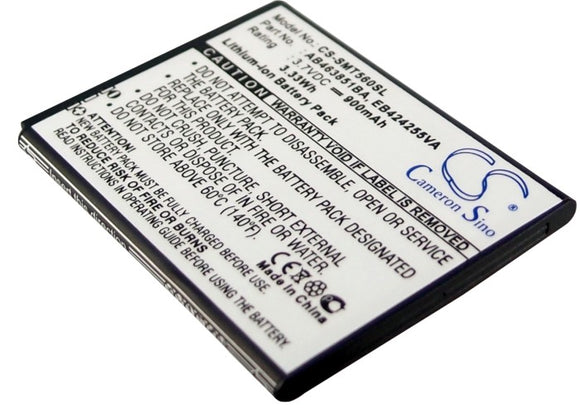 Battery for Samsung Freeform 4 AB463851BA, AB463851BABSTD, EB424255VA, EB424255V