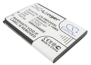 Battery for Samsung SGH-S299 AB043446BC, AB043446BE, AB043446LA, AB043446LE, AB0