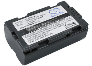 Battery for Panasonic NV-GS3B CGP-D07S, CGR-D11O 7.4V Li-ion 750mAh