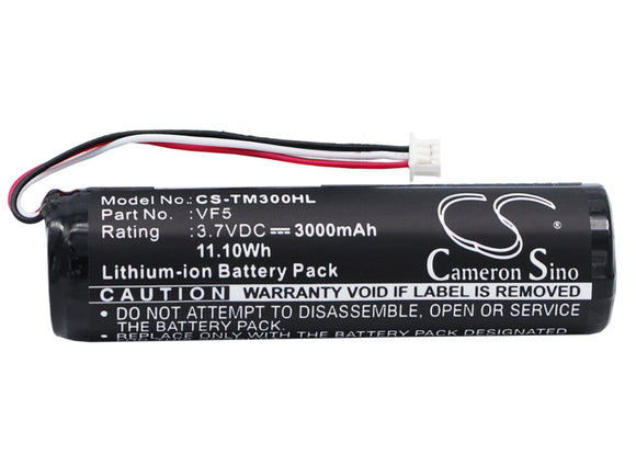 Battery for TomTom Go 530 VF5 3.7V Li-ion 3000mAh / 11.10Wh