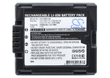 Battery for Panasonic VDR-D258GK CGA-DU14, CGA-DU14A, VDR-M95, VW-VBD140 7.4V Li