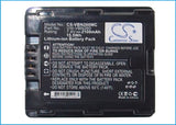 Battery for Panasonic HDC-SD800 VW-VBN260, VW-VBN260E, VW-VBN260E-K 7.4V Li-ion 