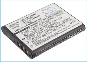 Battery for Panasonic HX-WA20 VW-VBX070, VW-VBX070GK, VW-VBX070-W 3.7V Li-ion 74