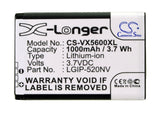 Battery for LG VN270 Cosmos Touch LGIP-520NV, LGIP-520NV-2, SBPL0099202, SBPL010