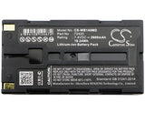 Battery for Welch-Allyn 14021 72420 7.4V Li-ion 2600mAh / 19.24Wh
