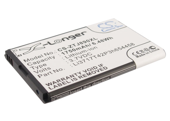 Battery for Verizon Jetpack 890L 4G LTE Li3717T42P3h654458 3.7V Li-ion 1750mAh /