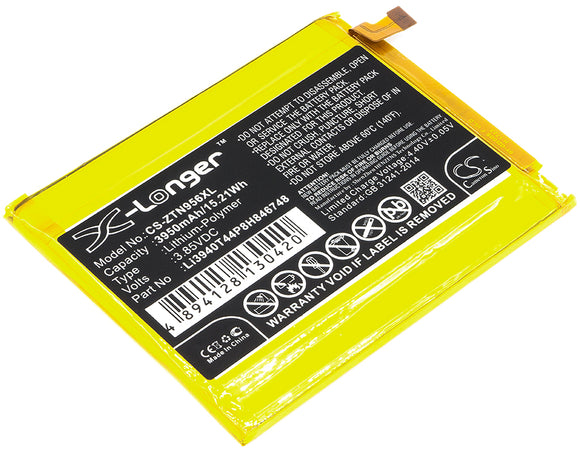 Battery for ZTE Blade Max 3 Li3940T44P8H846748 3.85V Li-Polymer 3950mAh / 15.21W