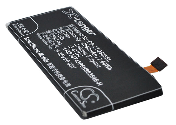 Battery for AT and T Maven 3.8V Li-Polymer 2000mAh / 7.60Wh